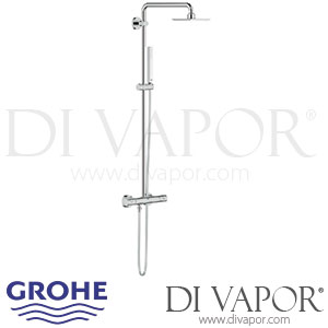 Grohe Euphoria System 150 Shower System with Thermostatic Mixer - 2016 to 2017 - Spare Parts 27932000 GEN2